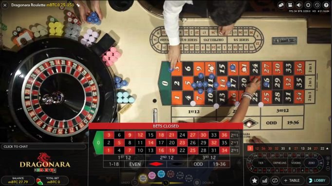 dragonara roulette bitcoin