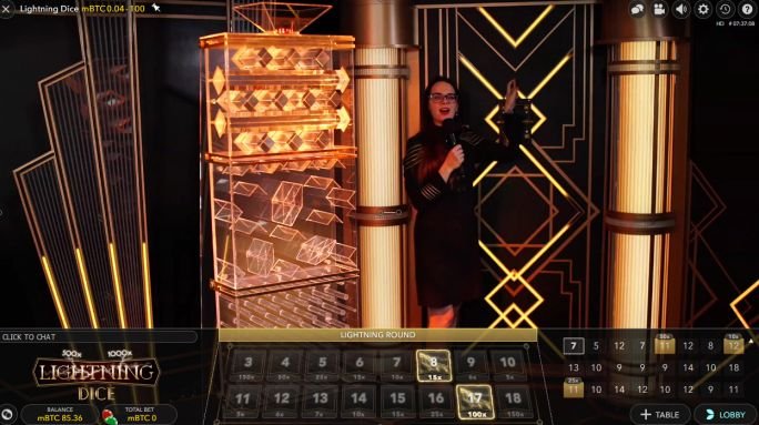 Lightning dice en direct